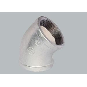 Joining Rigid Couplings Grooved Pipe Fitting 45 Elbow With EPDM Gasket