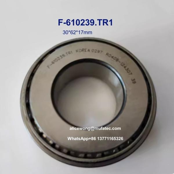 F-610239.TR1 Automobile Differential Bearings 30x62x17mm Inch Taper Roller