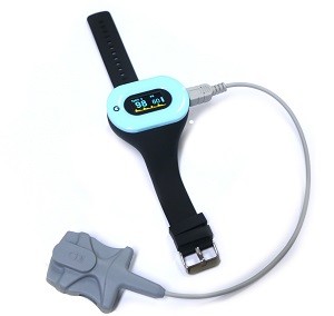 Cheap Portable Wrist Pulse Oximeter With Low Voltage Alarm And PI Optional Function for sale