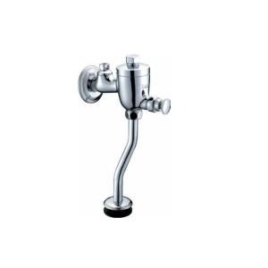 Cheap Chrome Brass Bathroom Sink Faucets / Self-Closing Urinal Flush Valve , 0.05 - 0.9MPA for sale