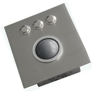 IP68 washable metal resin Optical Trackball Pointing Device Anti - vandal