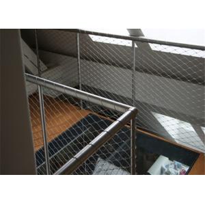 Plain Weave Architectural Wire Mesh Balustrade Of Balcony Terrace