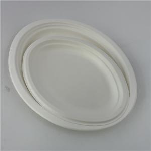 Biodegradable Tableware Sugarcane Bagasse Pulp Paper Plate Dinnerware Sets