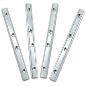 Cheap T Slot Aluminum Extrusion Profile Straight Line Inside Connector Joint Bracket 4 X M6 for sale