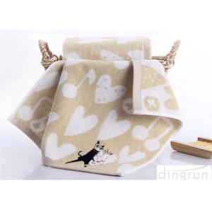 Square Woven Bathroom Hand Towels 100 Cotton , Modern Hand Towels For Kids