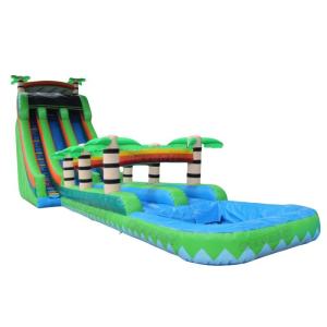 Custom Logo Printed Outdoor Inflatable Slide for 2024 Swimming Pool Entertainmen