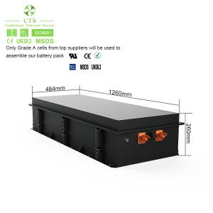 High Capacity 96v 400ah 600AH Lithium Ion Battery For Electric Boat Total Energy