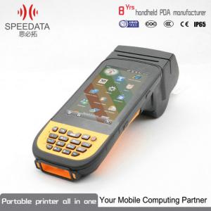 2D Bar Code PDA Thermal Printer Handheld Label Printer 512MB Memory