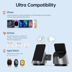 Desktop Wireless Charging Stand Ambient Light Wireless Charging Dock