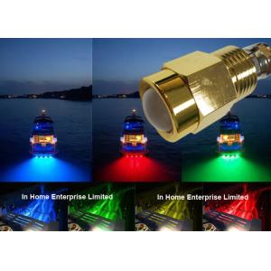 IP68 Copper Boat Underwater LED Lights 9W Drain Plug with Fantastic Color