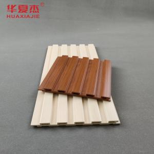 China Waterproof UPVC Vinyl Wall Cladding Wood Plastic Composite Wall Panel on sale