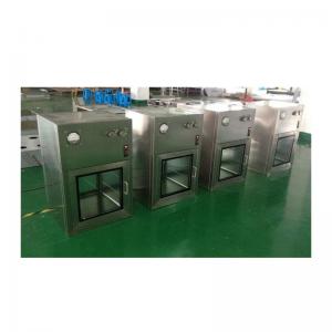 China 280W Lab Stainless Steel Pass Box Electrogalvanized Metal Transfer Window CE on sale