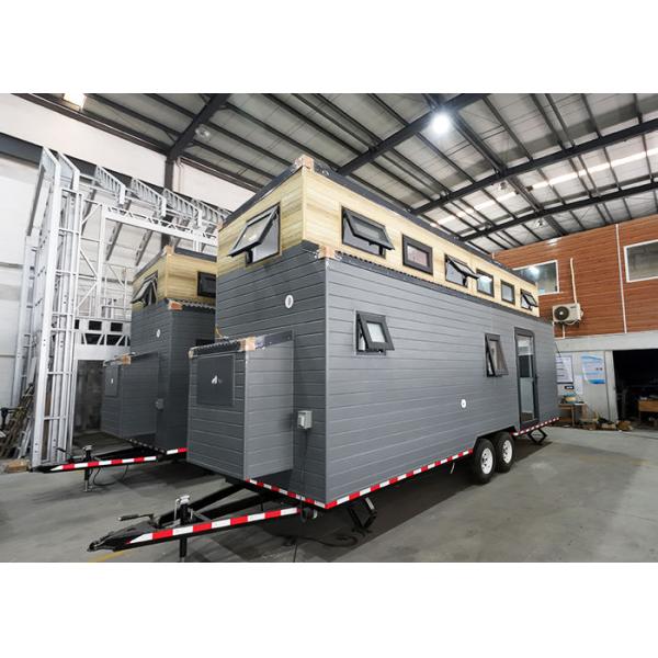 Modern PrefabTiny House On Wheels With Light Steel Structure Integrated Wall