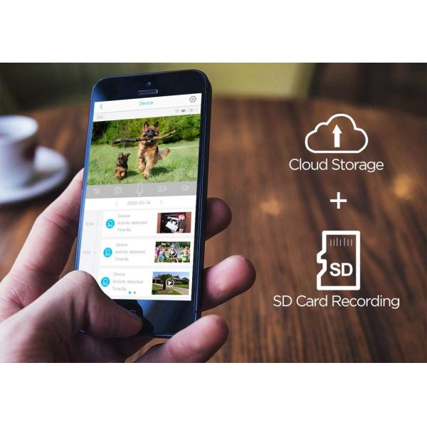 1080P 20fps PIR 4G Wifi Security Camera PTZ POE Network Camera 4W With Solar Panels