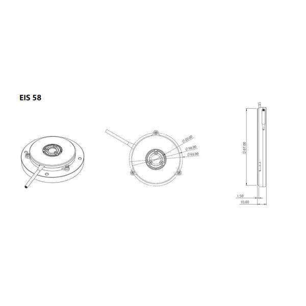 High Vibration Rs Induction Coil Mechanical Rotary Encoder For Low Temperature