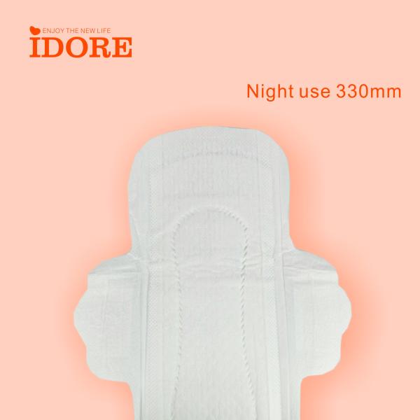 Leakage Prevention 330mm Overnight Sanitary Pads