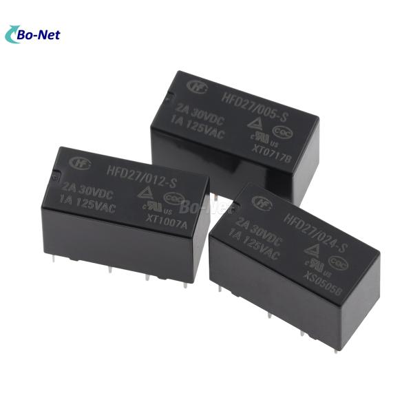 HFD27-024-S Electronic components Support BOM Quotation 12VDC 2A 8pin relay