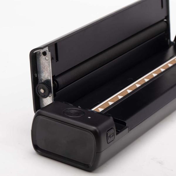 Black Color M08f Inkless Portable Mini Bluetooth Thermal A4 Printer On Business Trip