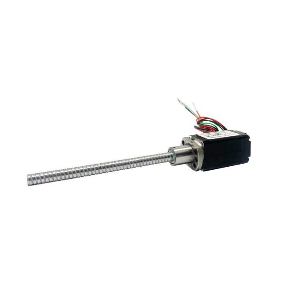 External drive 20mm (Nema 8) hybrid stepper motor, bipolar, 4-lead, ACME screw