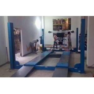 220v / 380v Alignment 4 Post Car Lifts With Rolling Jack , CE Approval
