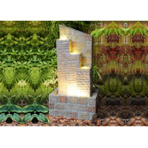 China Three Steps Sandstone Brick Garden Fountain on sale