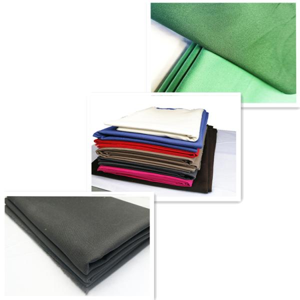Multiple Color Twill Polyester 65 Cotton 35 Wrinkle Resistance Fabric For Garment