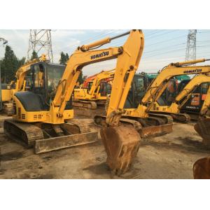 Japan original used midi excavator komatsu pc55mr-2 excavator with balde