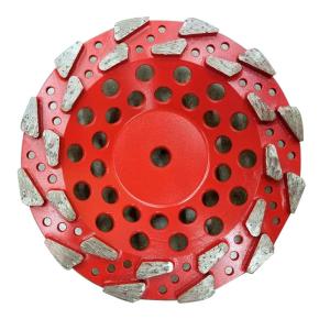 180mm 7 Inch Diamond Cup Wheels Medium Bond With Z Shape Segments