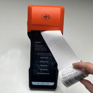 Customized Retail Store POS Orange Wireless POS System For Restaurants