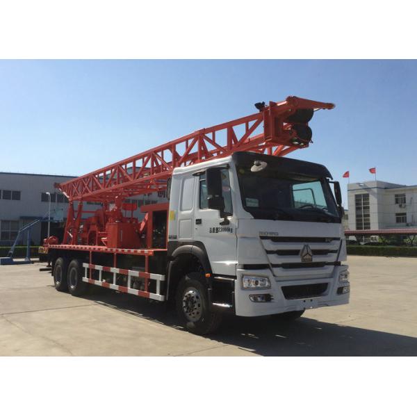 TRAILER AND TRUCK VERTICAL DRIL DRILLDRILLING RIG TOP HEAD DRIVE DTH AND MUD