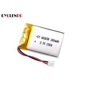LP-402030 Bluetooth Headset Battery , 3.7 V Li Poly Rechargeable Battery Pack