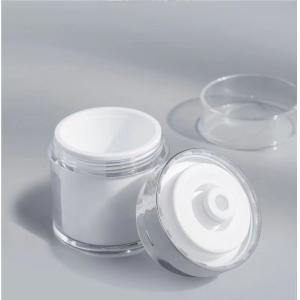 15ML 30ML 50ML 100ML Press Airless Cream Jar with Removable Inner Liner &