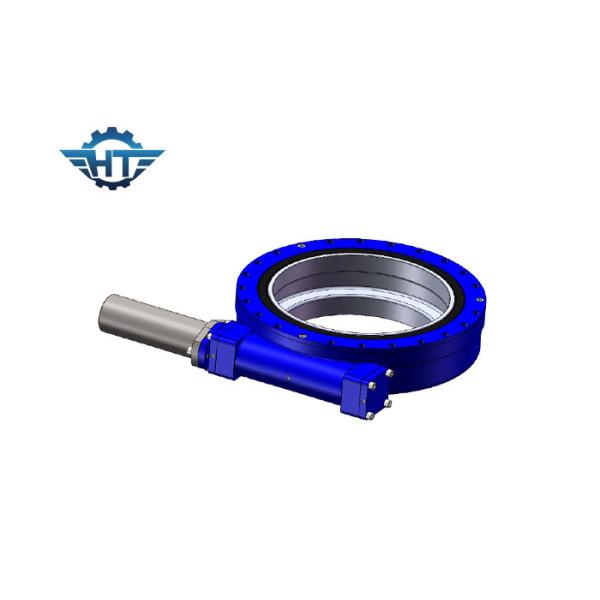 Quality Horizontal Gear Ratio 102 / 1 Worm Gear Slewing Drive Featured With Self Lock Function For Man Lifts wholesale