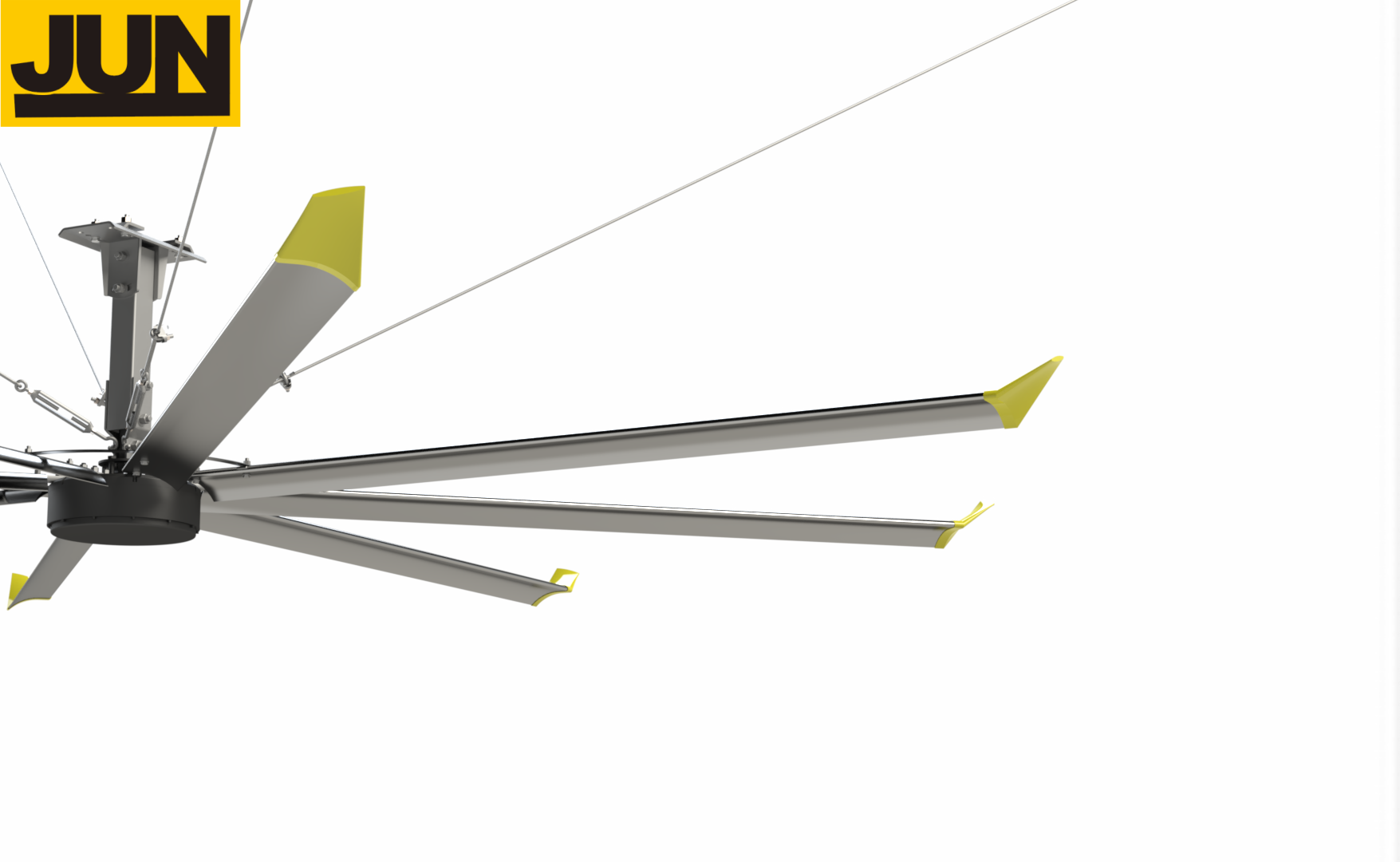 3.0m (10Ft) 8-Blade Industrial Fan High-Speed High Air Volume Energy Saving