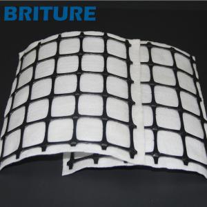 150gsm Geotextile polypropylene PP Biaxial Geogrid For Slope Stabilization 30