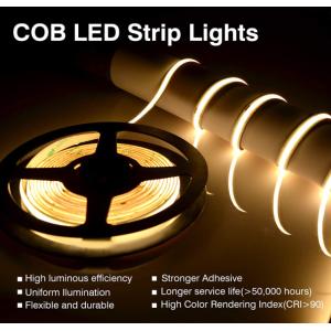 Indoor Decoration COB LED Flexible Strip Lights High Density 512 Leds 10mm 24W