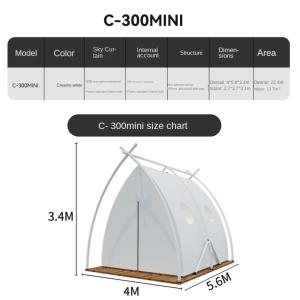 Ventilation Air Vents On Roof Luxurious Camping Shelter With Carry Bag Same