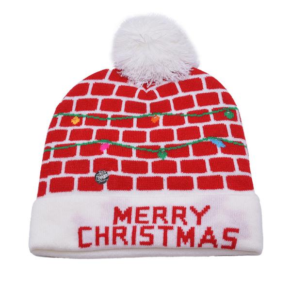 Quality 58CM Adults Winter Knit Beanie Hats With Common Fabric Feature wholesale