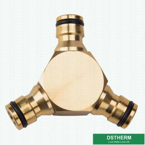 Brass Hose Tap Connector Male Threaded Garden Water Pipe Quick Adapter One Way