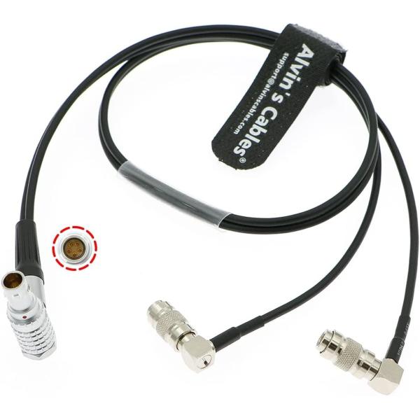 Quality Alvin's Cables Timecode Input Output Cable For ARRI Alexa Sound Devices Atomos Ultrasync One 5 Pin To Dual DIN Timecode wholesale