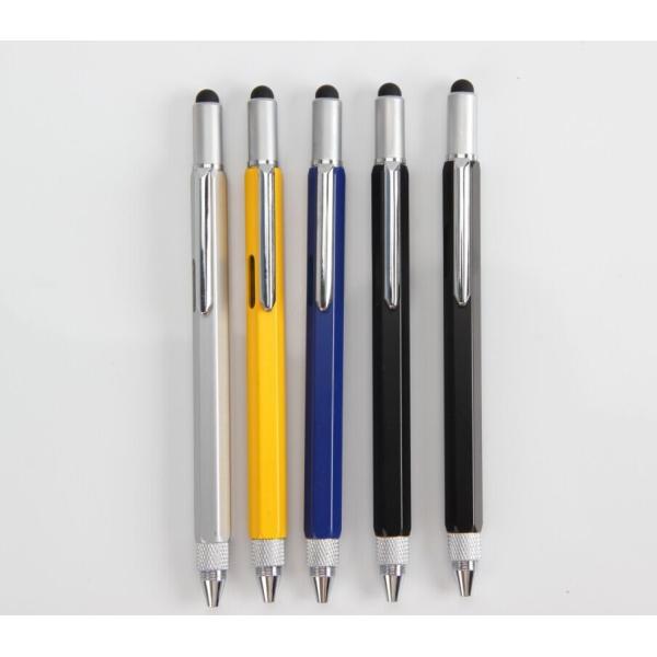 Quality 6 in 1 Tech Tool Stylus Touch Pen, Ballpoint pen ,Double end Screw driver Ruler in CM wholesale