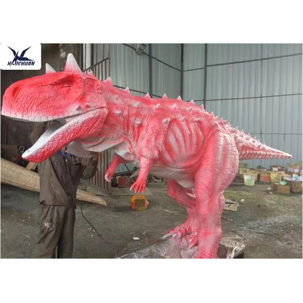 Dinosaur Garden Ornaments , Educational Playground Life Size Dinosaur Replicas