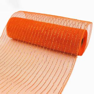 christmas mesh webbing materials cheap price wired satin organza DIY gift rolls