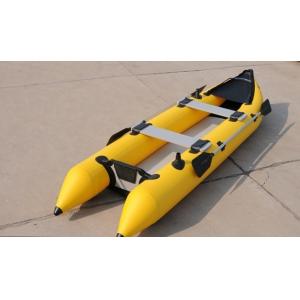 2 Person 0.9mm PVC Inflatable Sea Kayak For Eskimo Hunter , CE Certificate