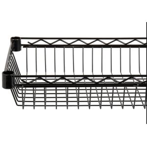 4 Tier Metal Rolling Cart With Wheels With Baskets For Retail Storage 5" X 18" X