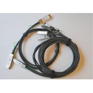 Custom 40GBASE-CR4 QSFP + Copper Cable 7 Meter Passive , 28 AWG