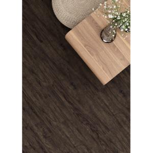 Eco Friendly SPC Flooring 4mm Waterproof Fireproof E0 Formaldehyde Mocha Black