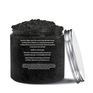 Natural Bamboo Charcoal Body Scrub For Moisturizing Deep Cleansing Shrink Pores