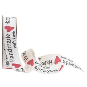 15mm*10m Flower Burlap Ribbon OEM ODM Custom Printed Ribbon Rolls