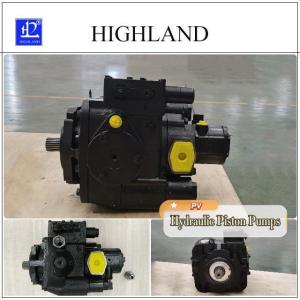 Black Variable Displacement Axial Piston Pump for Hydraulic System Components